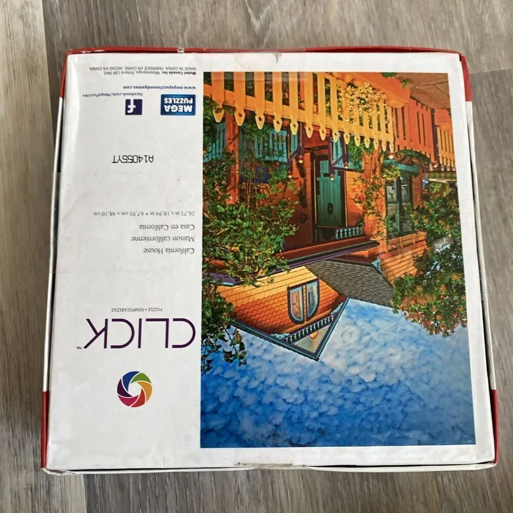 Jigsaw Puzzles Puzzle Click 500 Pc. Parga Boat  (used)  complete.